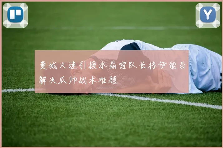 曼城火速引援水晶宫队长格伊能否解决瓜帅战术难题